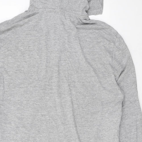 H&M Womens Grey Cotton Pullover Hoodie Size S Pullover