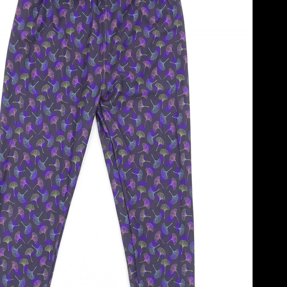 Lucy Locket Loves Womens Multicoloured Geometric Polyester Carrot Leggings Size S L30 in