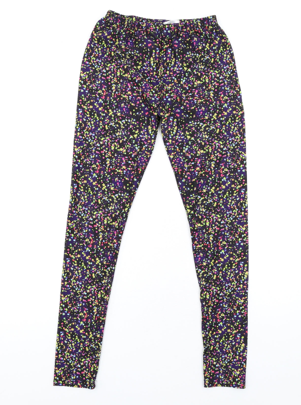 Lucy Locket Loves Womens Multicoloured Geometric Polyester Carrot Leggings Size S L30 in