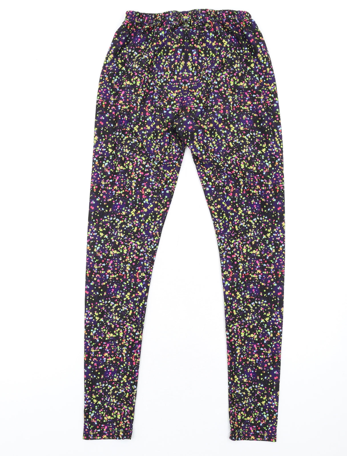 Lucy Locket Loves Womens Multicoloured Geometric Polyester Carrot Leggings Size S L30 in
