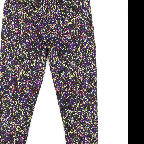 Lucy Locket Loves Womens Multicoloured Geometric Polyester Carrot Leggings Size S L30 in