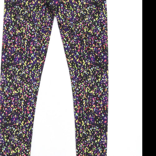 Lucy Locket Loves Womens Multicoloured Geometric Polyester Carrot Leggings Size S L30 in