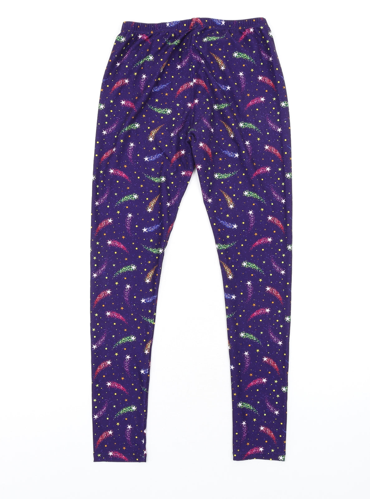 Lucy Locket Loves Womens Multicoloured Geometric Polyester Carrot Leggings Size S L30 in