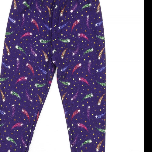 Lucy Locket Loves Womens Multicoloured Geometric Polyester Carrot Leggings Size S L30 in