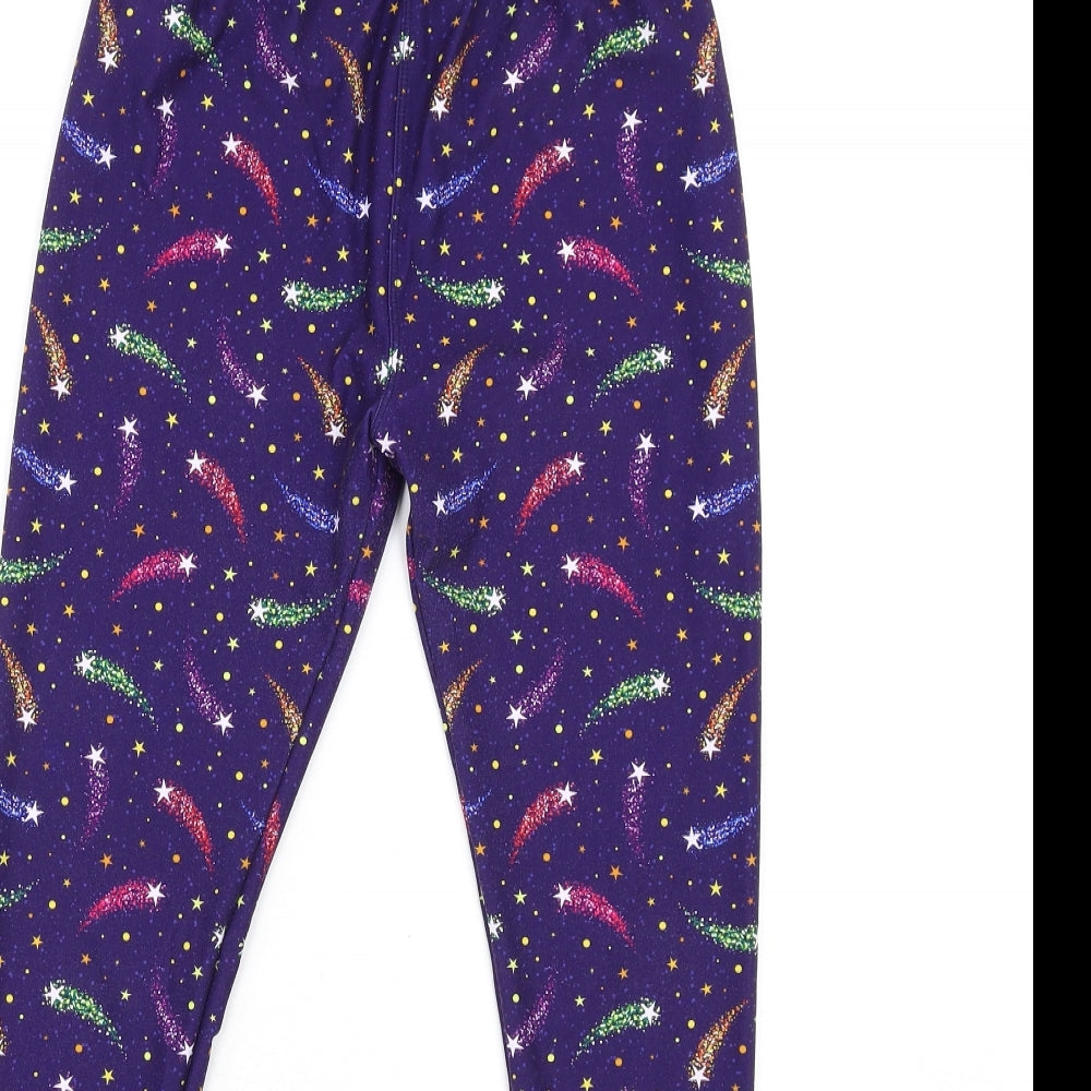 Lucy Locket Loves Womens Multicoloured Geometric Polyester Carrot Leggings Size S L30 in