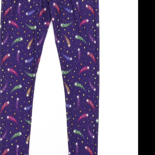 Lucy Locket Loves Womens Multicoloured Geometric Polyester Carrot Leggings Size S L30 in