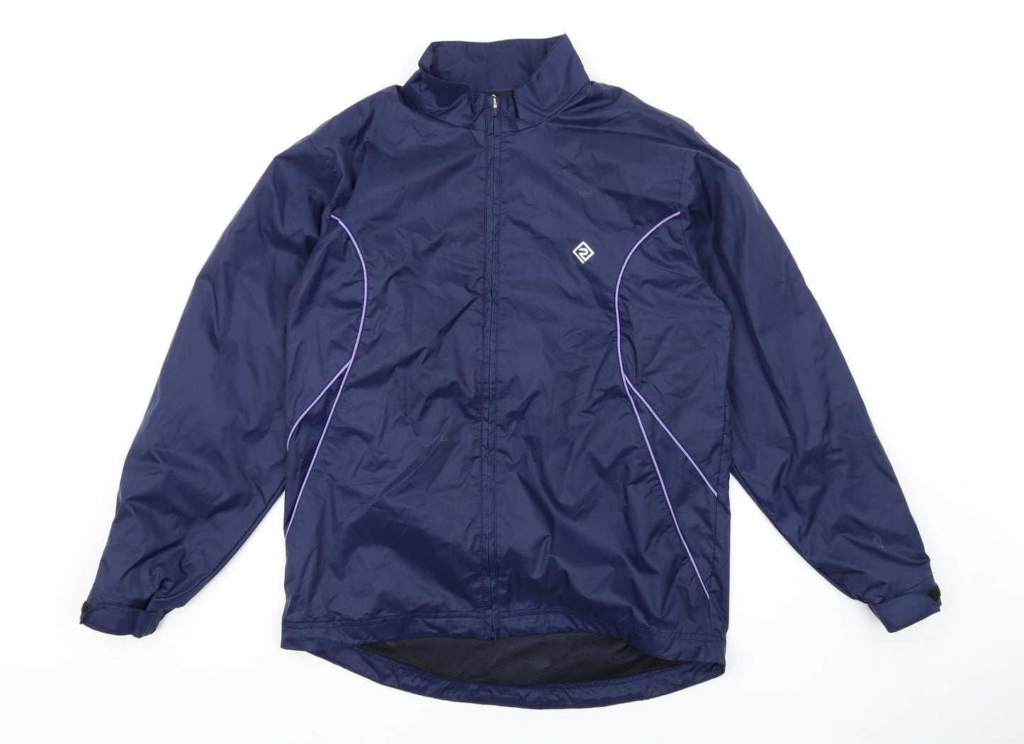 Ronhill Womens Blue Rain Coat Coat Size 12 Zip