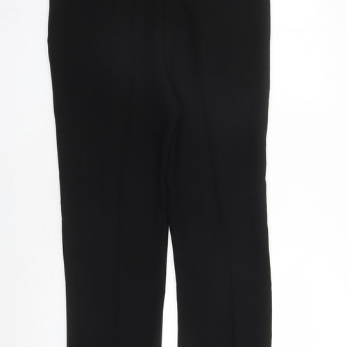 Minuet Womens Black Polyester Trousers Size 14 L30 in Regular Zip