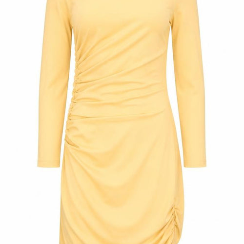 Zara Womens Orange Polyester Bodycon Size XS Round Neck Zip - Neon Orange
