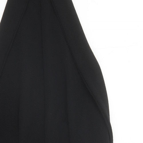 Bella London Womens Black Polyester Bodycon Size 10 Halter Pullover