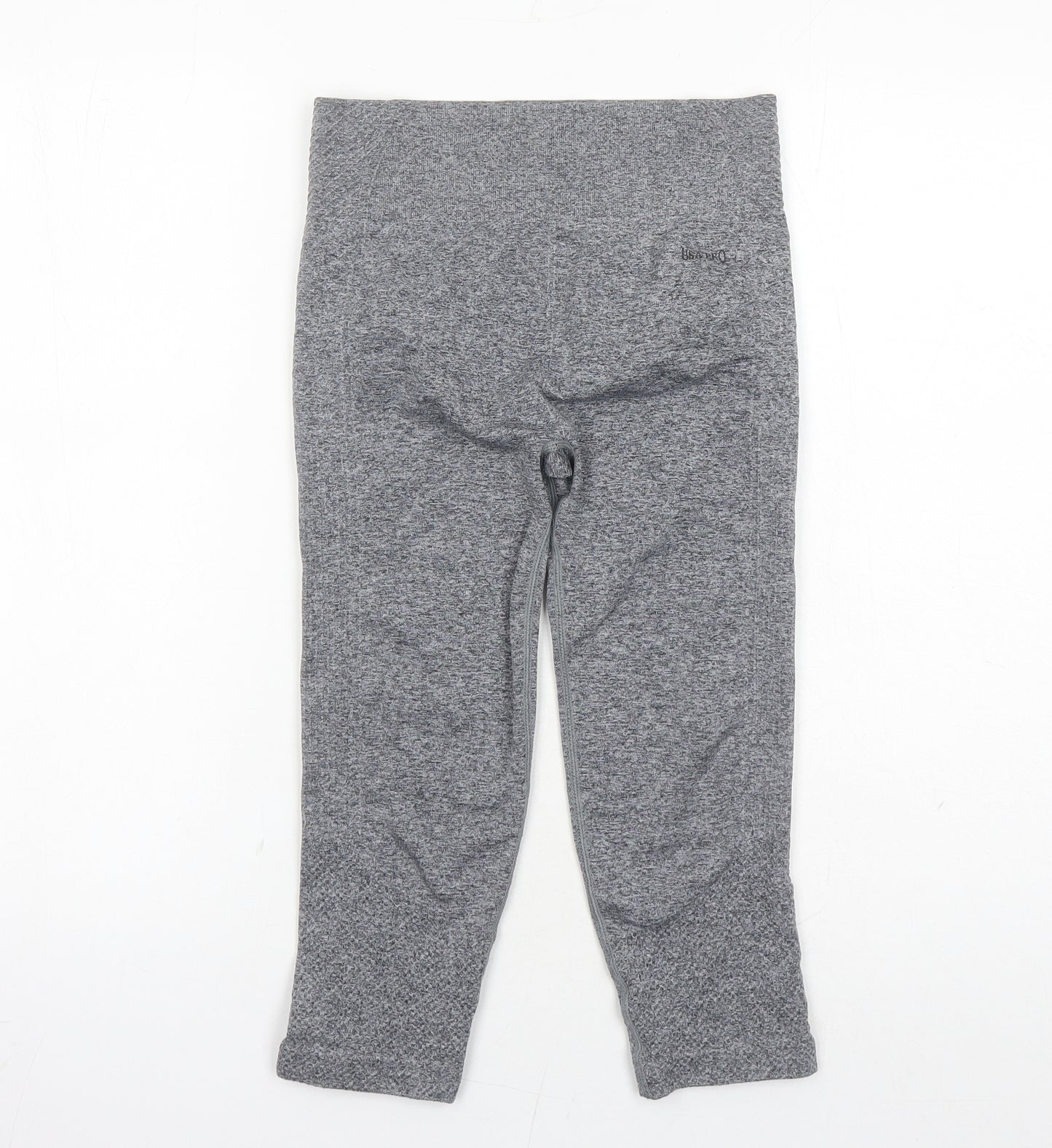 USA Pro Womens Grey Polyamide Capri Leggings Size 8 L16 in Regular