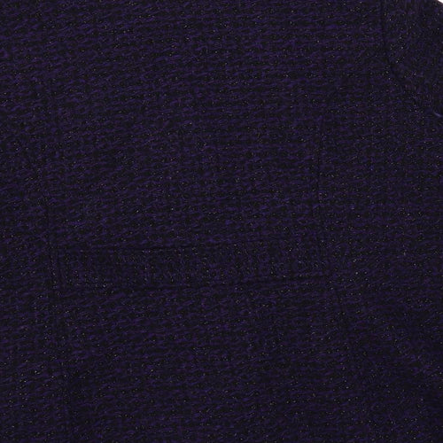Classic Womens Purple Overcoat Coat Size 18 Button