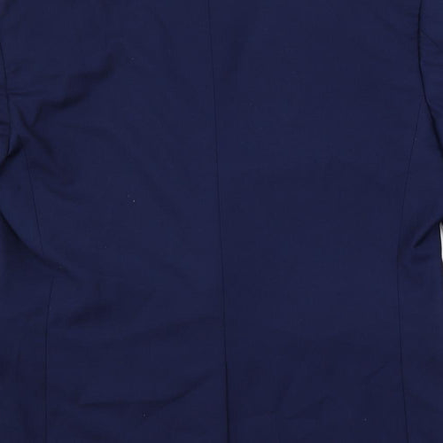 Skopes Mens Blue Polyester Jacket Suit Jacket Size 38 Regular