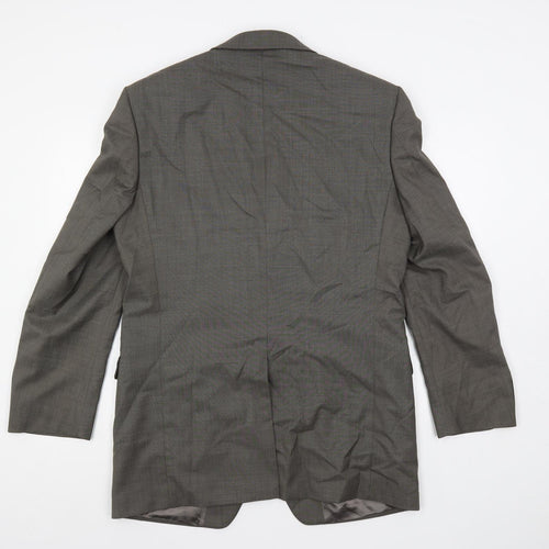 Marks and Spencer Mens Grey Wool Jacket Suit Jacket Size 40 Regular