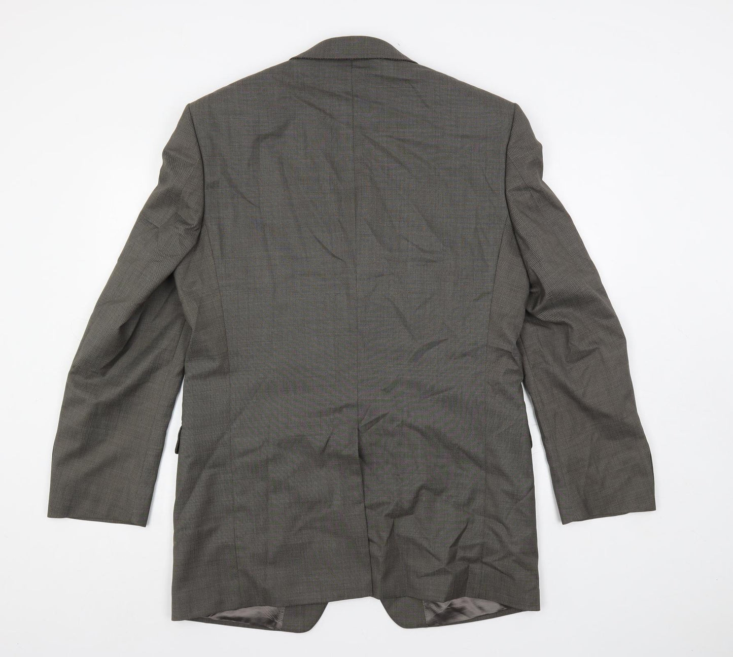 Marks and Spencer Mens Grey Wool Jacket Suit Jacket Size 40 Regular