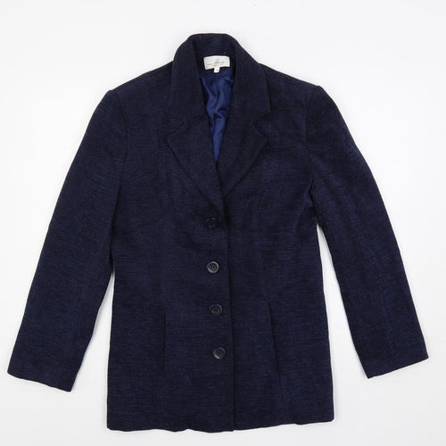Camaieu Womens Blue Jacket Blazer Size M Button