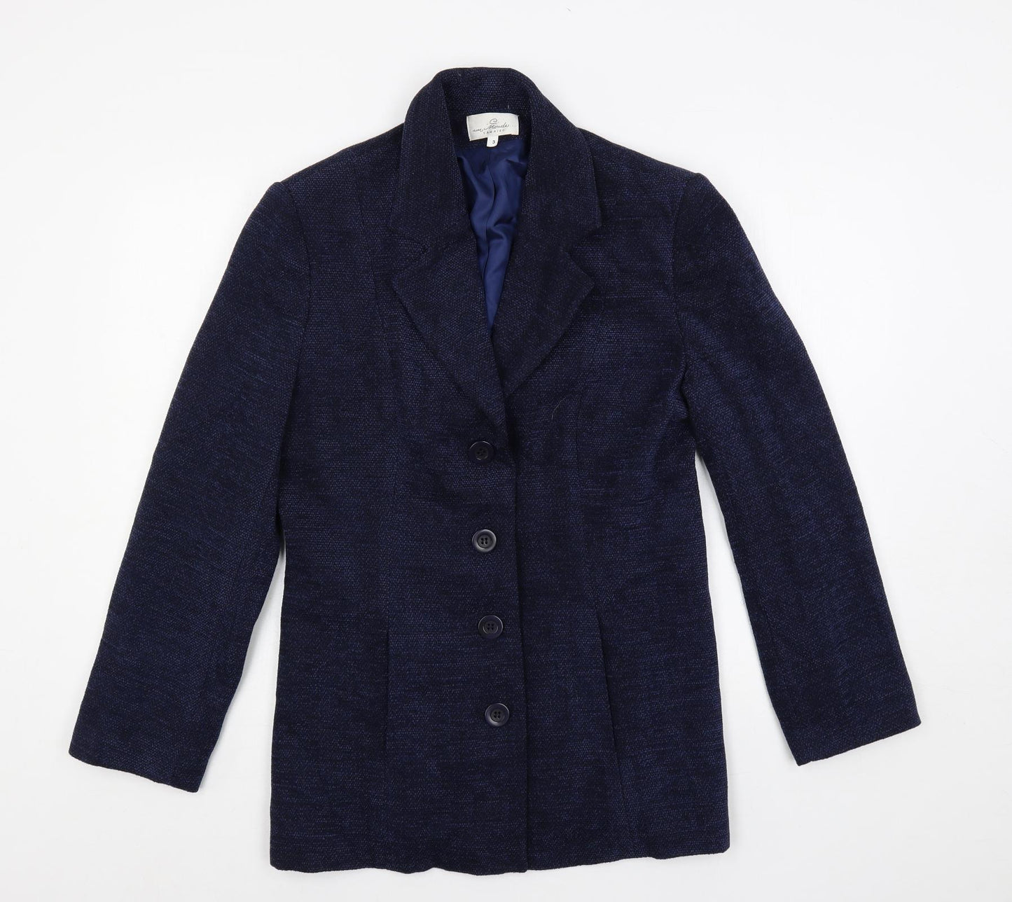 Camaieu Womens Blue Jacket Blazer Size M Button