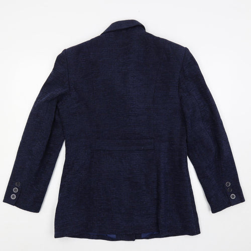 Camaieu Womens Blue Jacket Blazer Size M Button