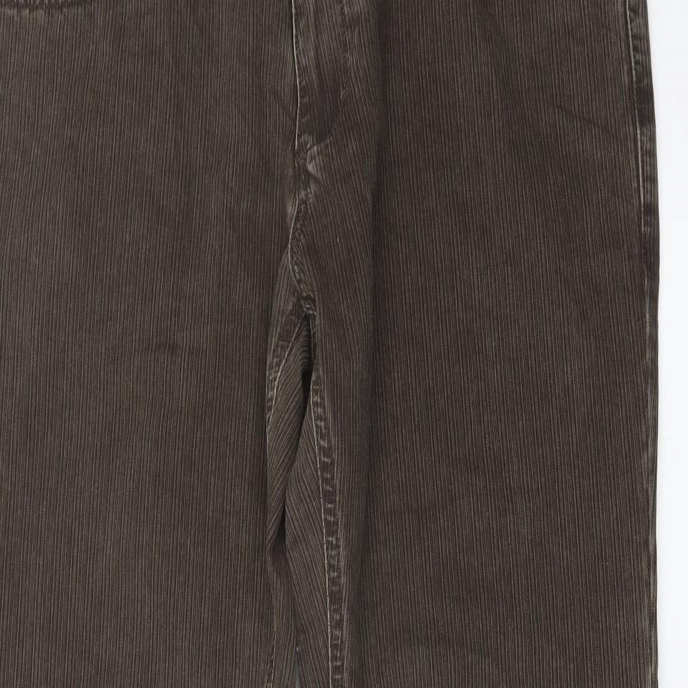NEXT Mens Brown Cotton Straight Jeans Size 38 in L31 in Regular Button