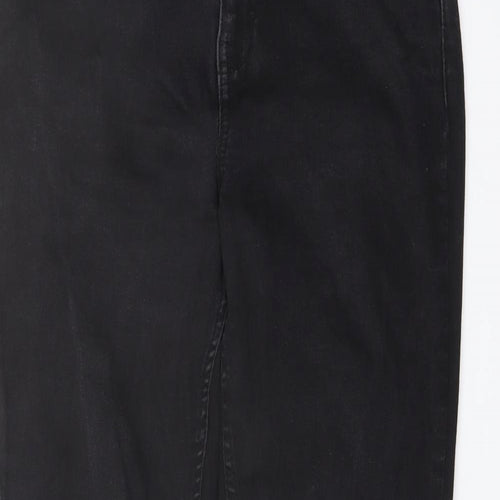 New Look Womens Black Cotton Skinny Jeans Size 8 L29 in Regular Button