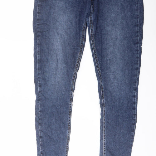 Jack Wills Womens Blue Cotton Skinny Jeans Size 26 in L32 in Regular Button