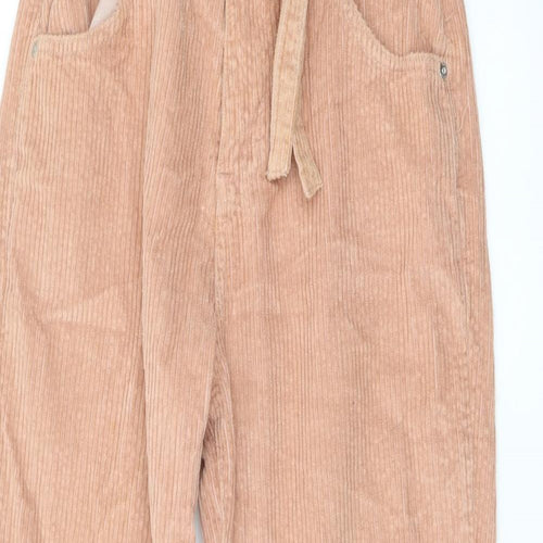 River Island Womens Pink Cotton Trousers Size 8 L24 in Regular Button