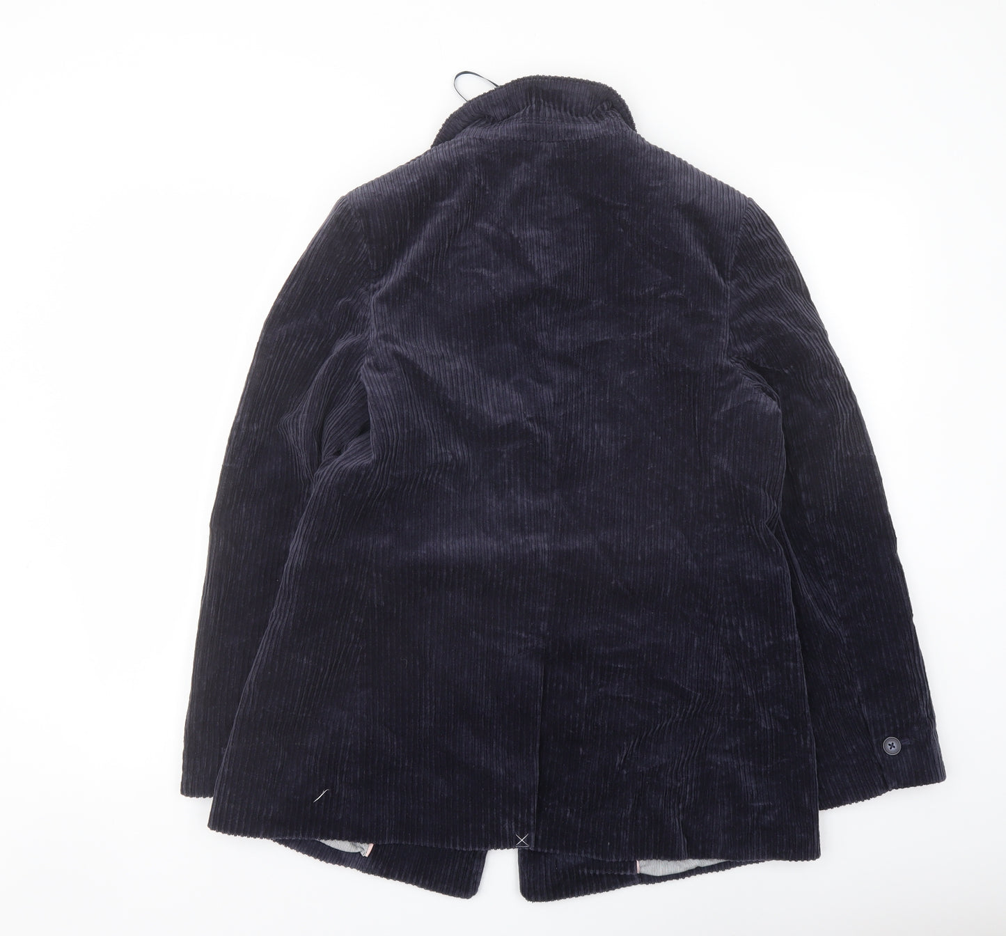 Per Una Womens Blue Jacket Size 10 Button