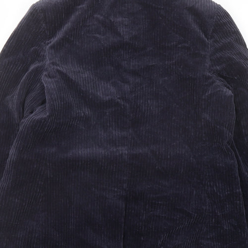 Per Una Womens Blue Jacket Size 10 Button