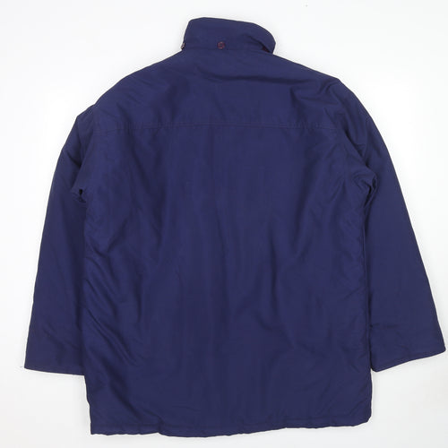 Casual Collection Womens Blue Anorak Coat Size 16 Zip