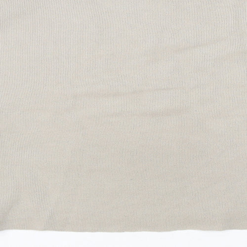 Zara Womens Beige Polyester Pullover Sweatshirt Size M Pullover