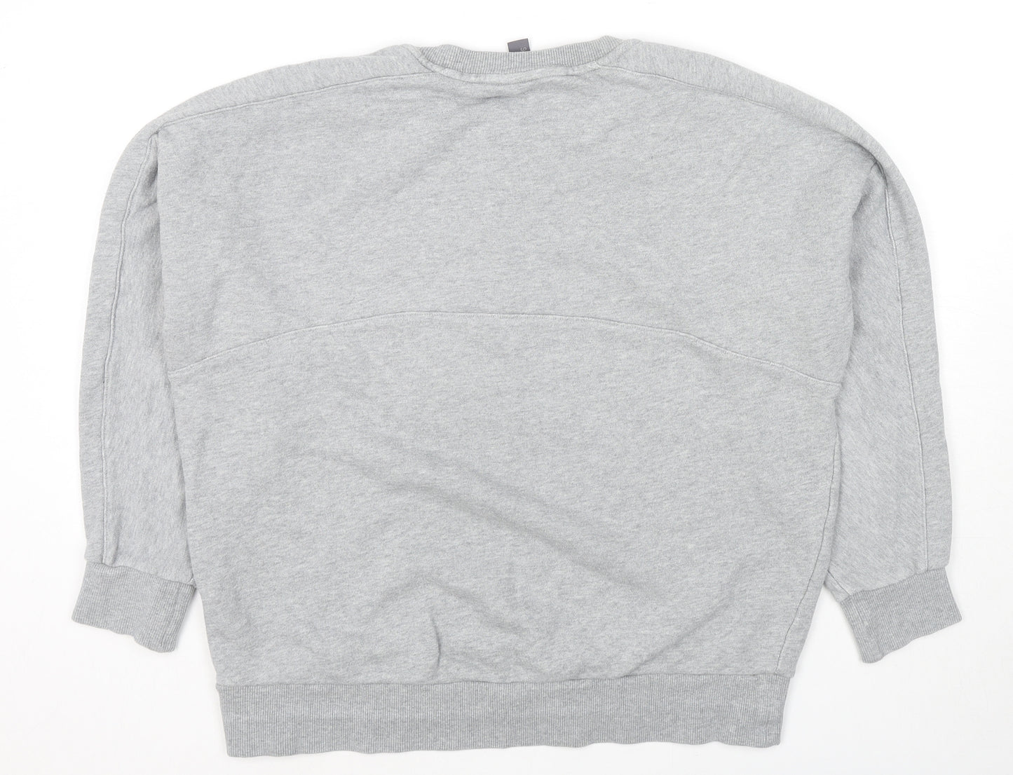 Sweaty Betty Womens Grey Cotton Pullover Sweatshirt Size M Pullover