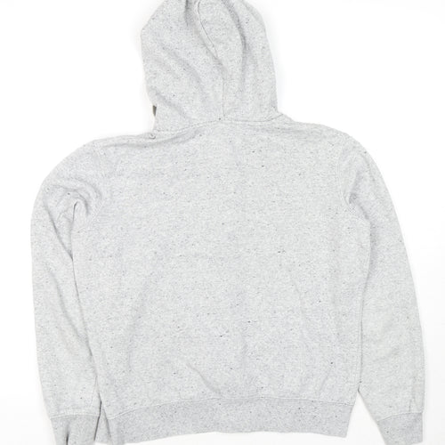 Pimkie Womens Grey Cotton Full Zip Hoodie Size M Zip
