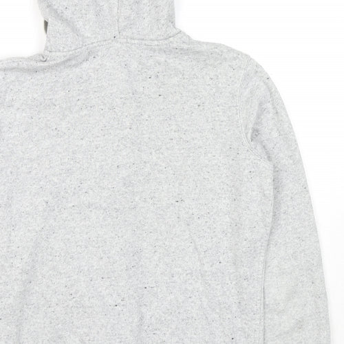 Pimkie Womens Grey Cotton Full Zip Hoodie Size M Zip