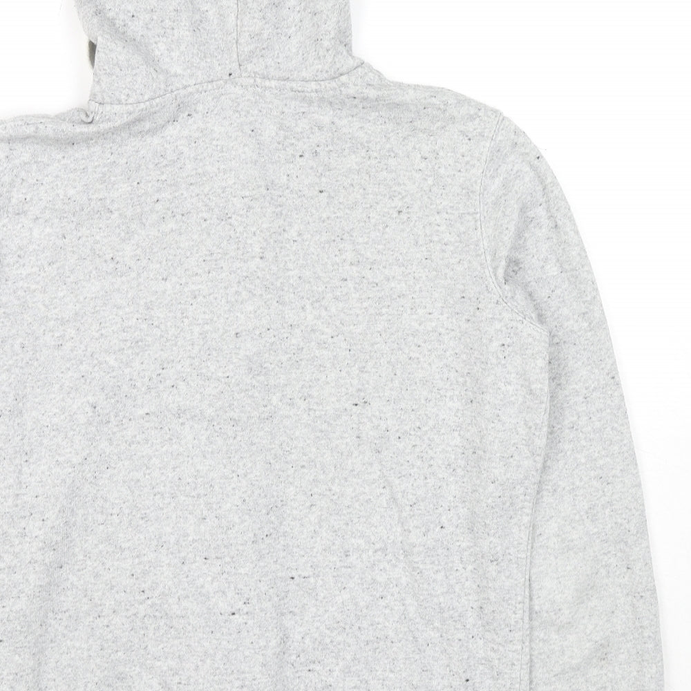 Pimkie Womens Grey Cotton Full Zip Hoodie Size M Zip