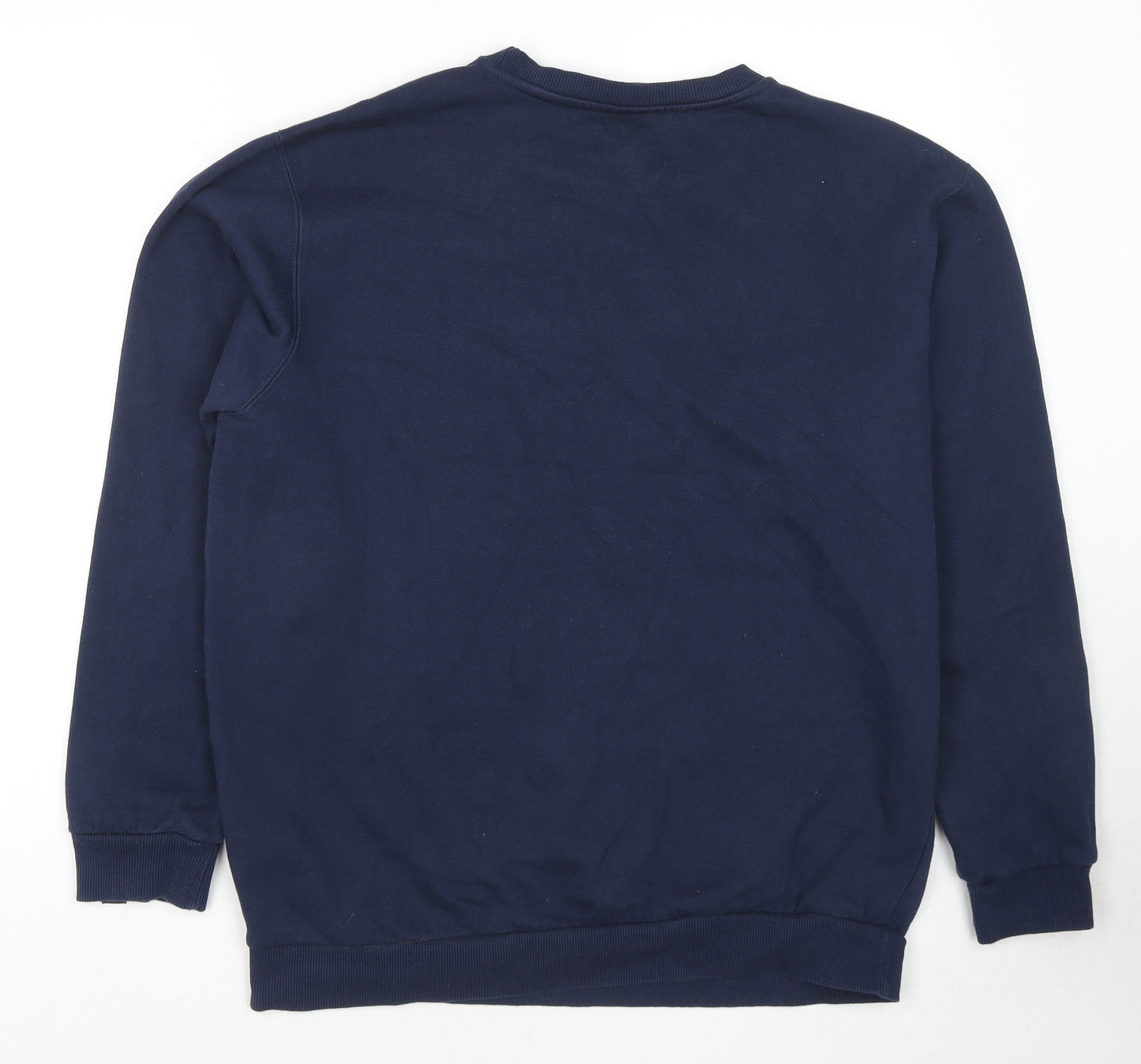 ellesse Womens Blue Cotton Pullover Sweatshirt Size XL Pullover