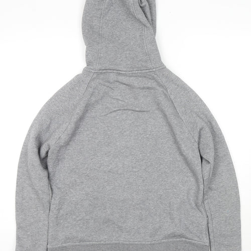 Nike Mens Grey Cotton Full Zip Hoodie Size S