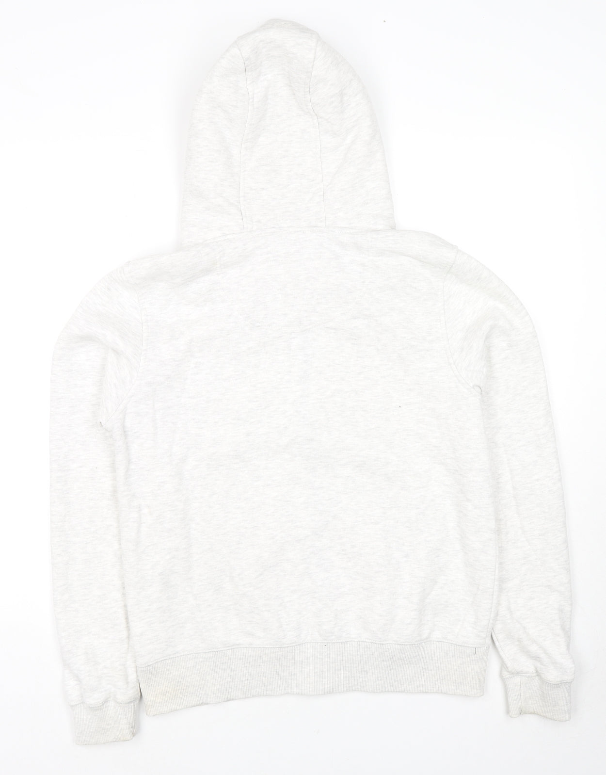 SoulCal&Co Womens Grey Cotton Full Zip Hoodie Size 14 Zip