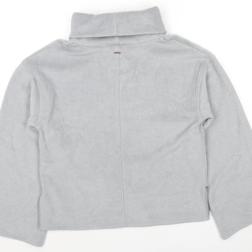 Rosie Womens Grey Polyester Pullover Sweatshirt Size M Pullover