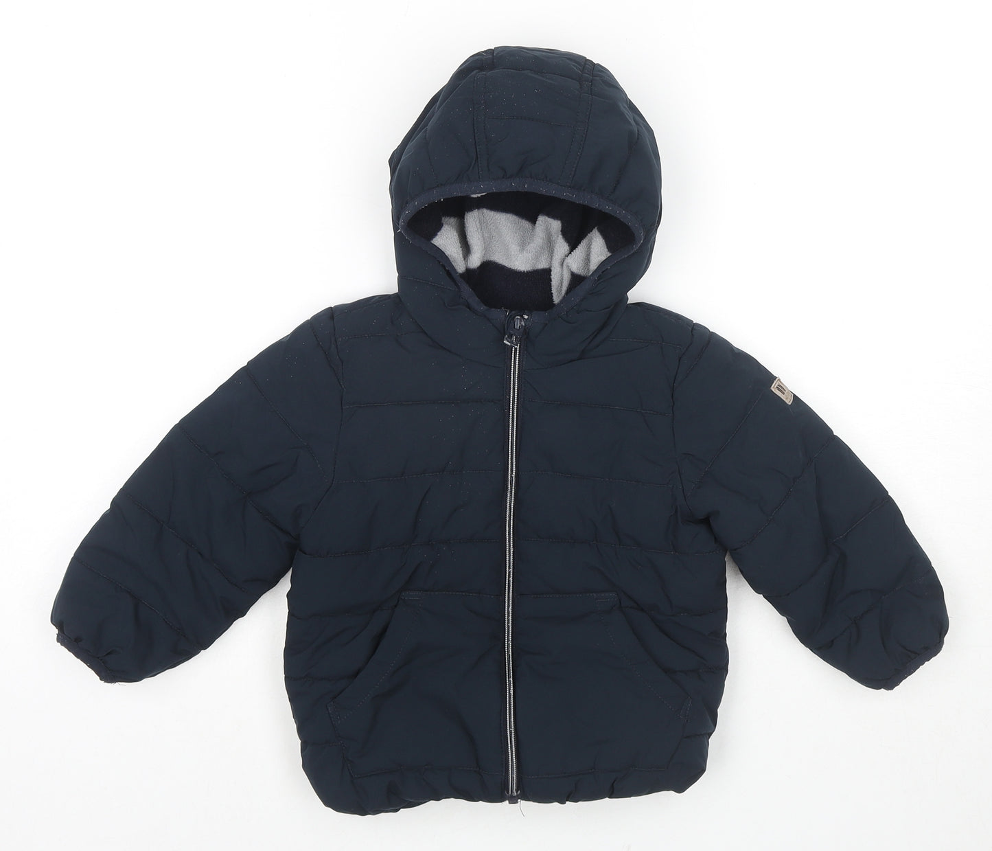 NEXT Baby Blue Basic Jacket Jacket Size 18-24 Months Zip