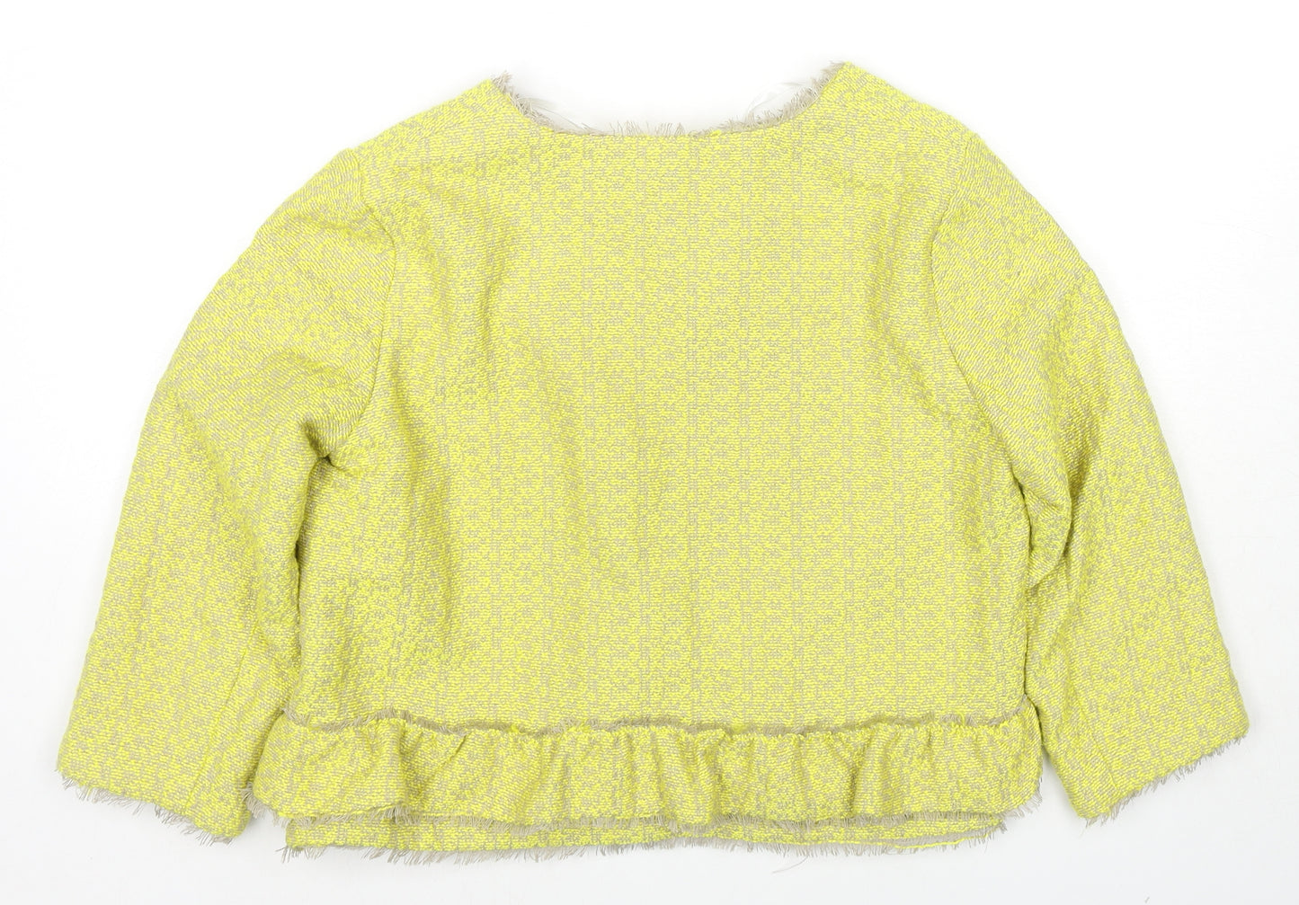 River Island Womens Yellow Jacket Blazer Size 10