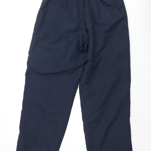 Sportswear International Womens Blue Polyester Track Pants Trousers Size 26 in L30 in Regular Pullover - Piped Sides