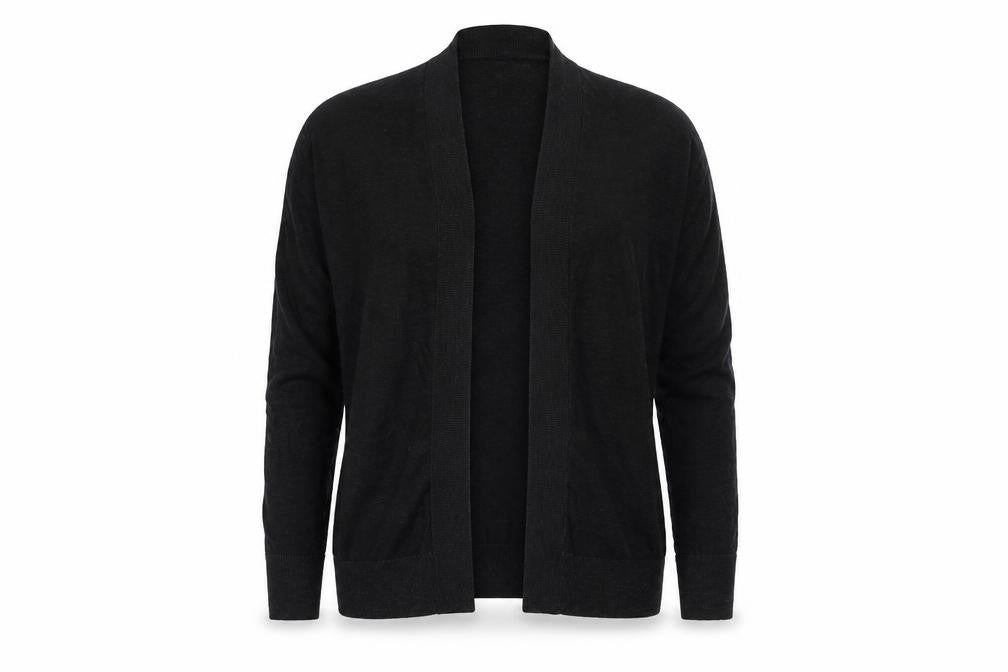 Gap Womens Black V-Neck Cotton Cardigan Jumper Size M