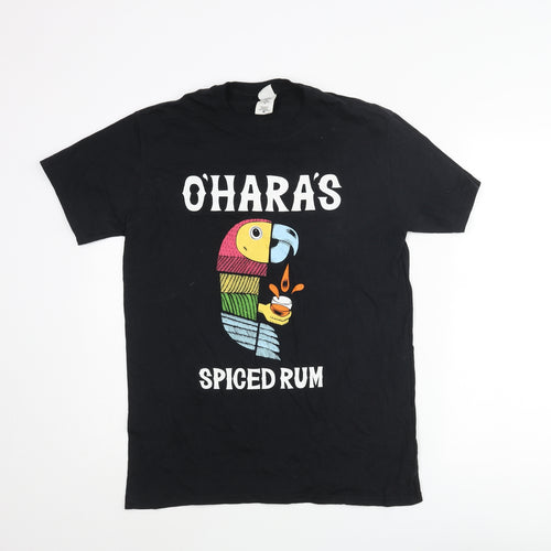 Gildan Mens Black Cotton T-Shirt Size L Crew Neck - O'Hara's Spiced Rum Cocktail Recipe