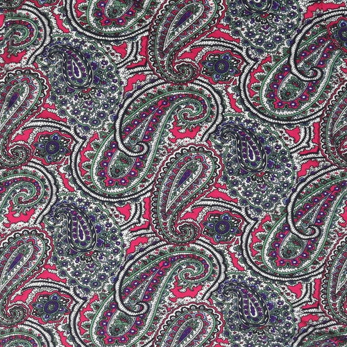 Tablots Womens Multicoloured Paisley Viscose Basic Blouse Size S V-Neck