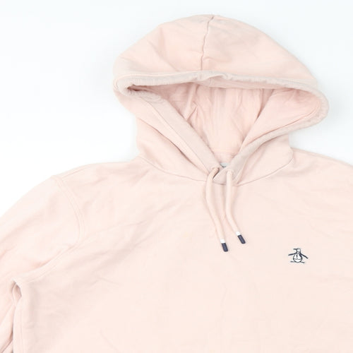Penguin Womens Pink Cotton Pullover Hoodie Size XS Pullover - Penguin