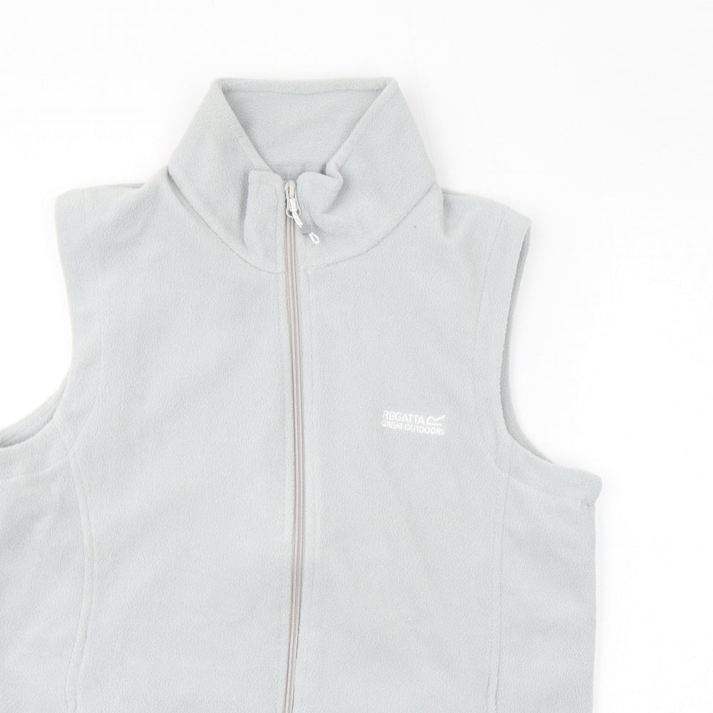 Regatta Womens Grey Gilet Jacket Size 14 Zip