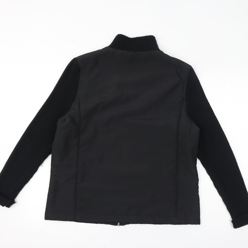 Pomodoro Womens Black Jacket Size L Zip