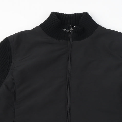 Pomodoro Womens Black Jacket Size L Zip