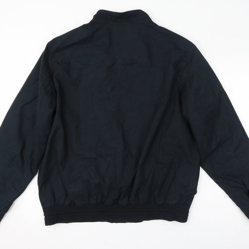 Red Herring Mens Blue Bomber Jacket Jacket Size XL Zip