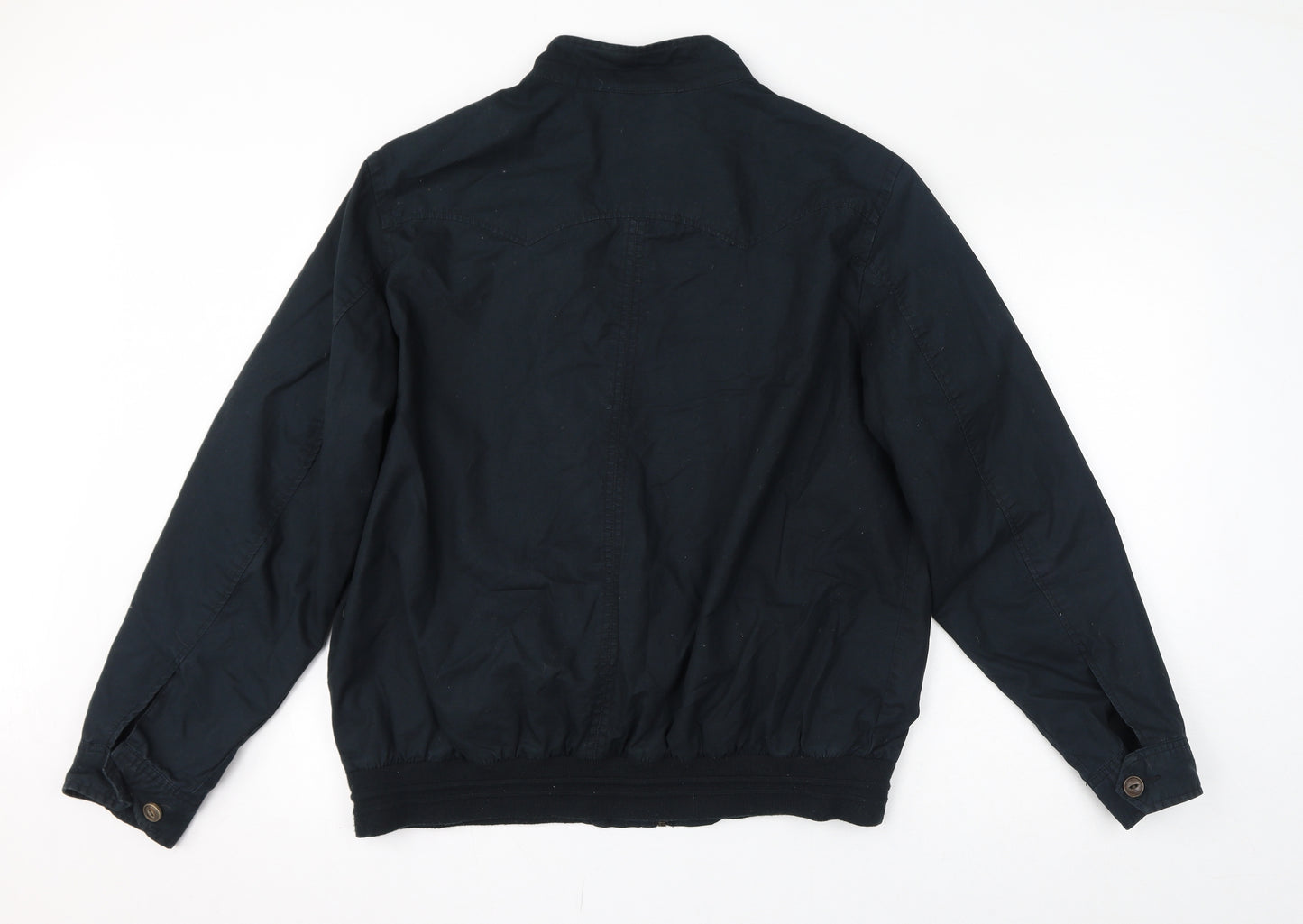 Red Herring Mens Blue Bomber Jacket Jacket Size XL Zip